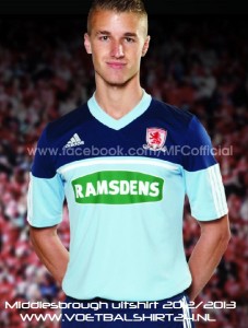 Middlesbrough away kit 2013