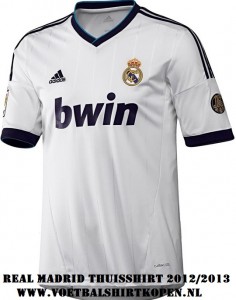 Real Madrid home jersey 2012-2013