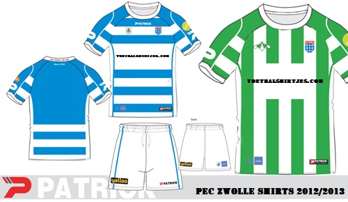PEC Zwolle voetbalshirts 2012/2013