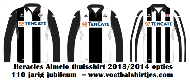 Heracles Almelo thuisshirt 2013/2014 opties