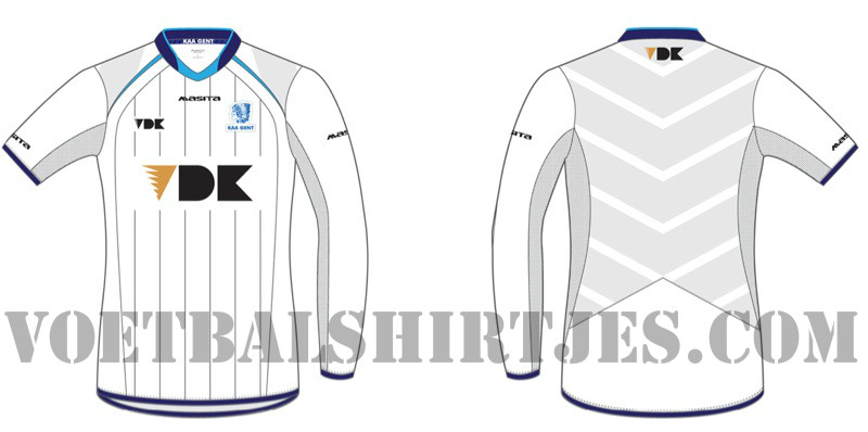 Gent voetbaltruitje 2013-2014