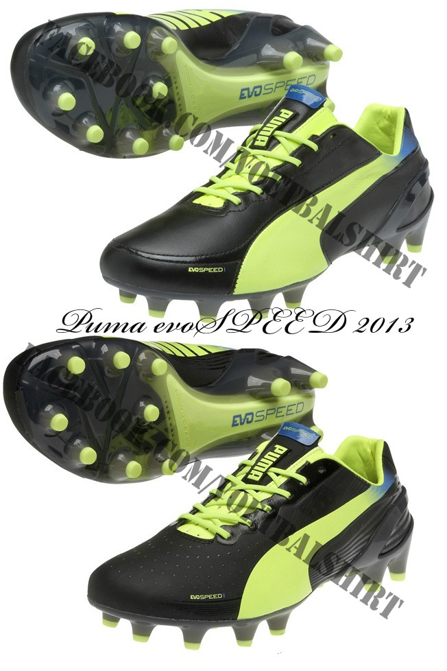 Puma evoSpeed black-yellow 2013 soccer cleats