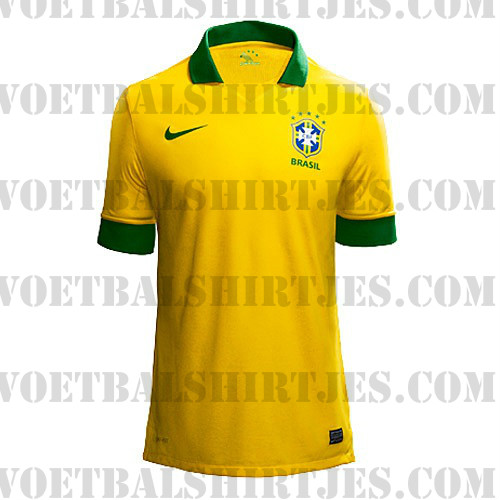 nieuwe brazilie voetbalshirt 2014