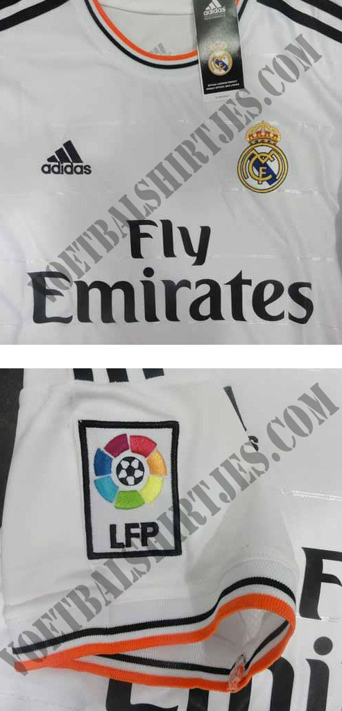 Real Madrid shirt details 2014