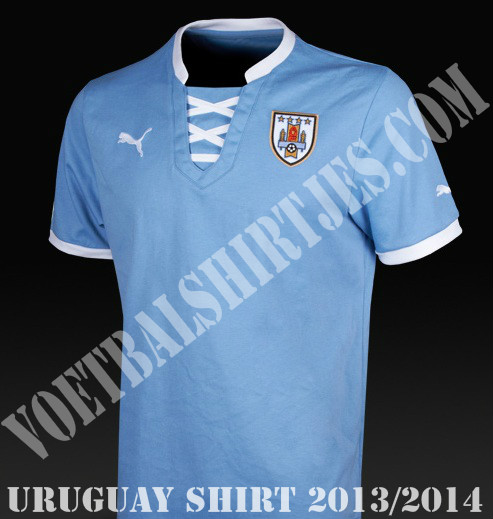 Uruguay home jersey 2014
