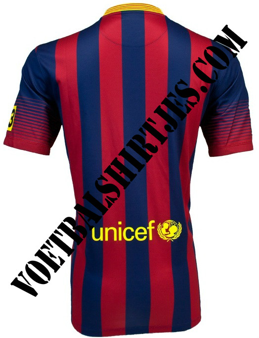 barcelona shirt 2014 achterkant