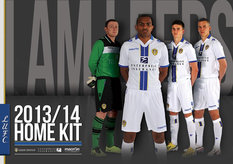Leeds United home kit 2014