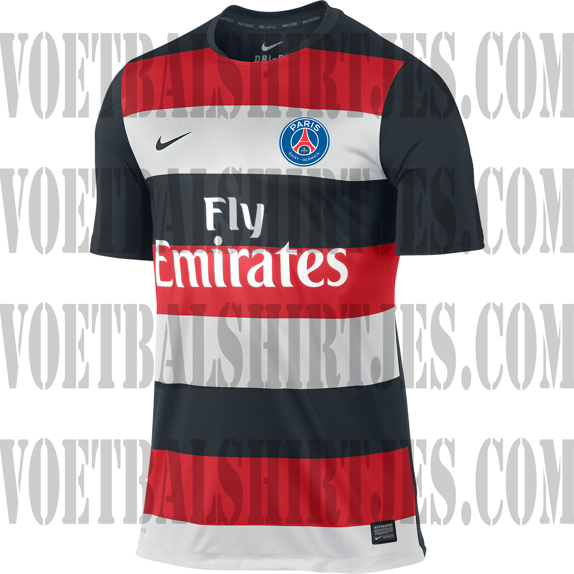 PSG training en pre match top 13 14 Nike