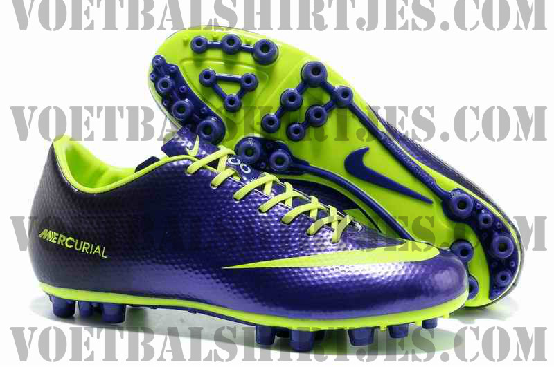 Nike voetbalschoenen 2013 Mercurial Vapor IX paars groen