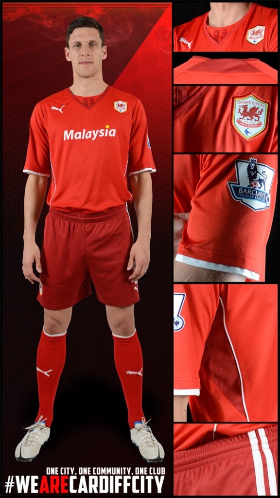 Cardiff City shirt 2014 Puma