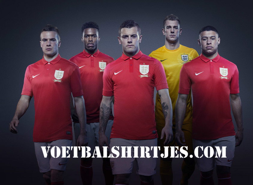 Engeland uitshirt 2013/2014