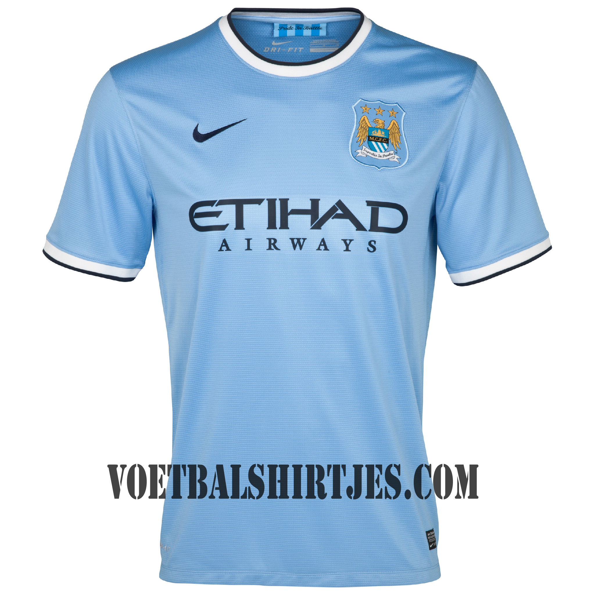 fundament En De lucht Manchester City thuisshirt 2013/2014 - Voetbalshirtjes.com