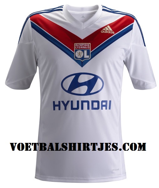 olympique lyonnais maillot 13 14