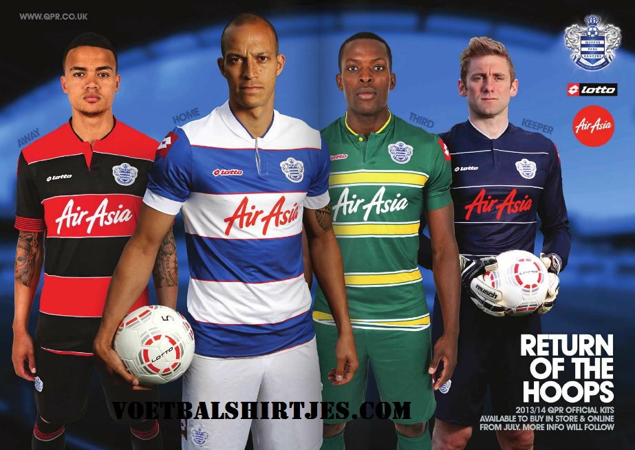 QPR football kits 13 14