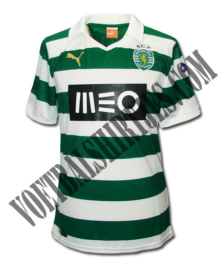 Sporting Lissabon home kit 13-14