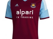 west ham united shirt 13/14