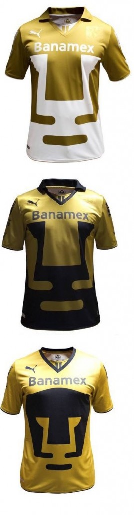 Pumas UNAM shirts 2014
