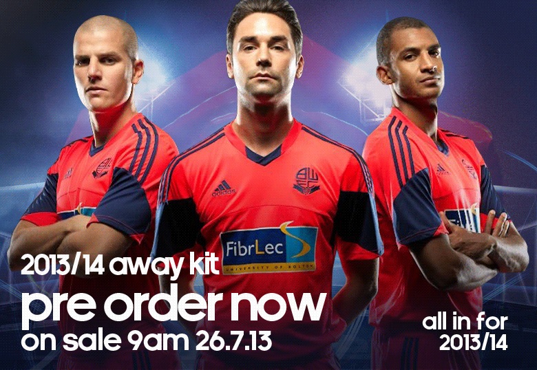 Bolton Wanderers uitshirt 2013/2014