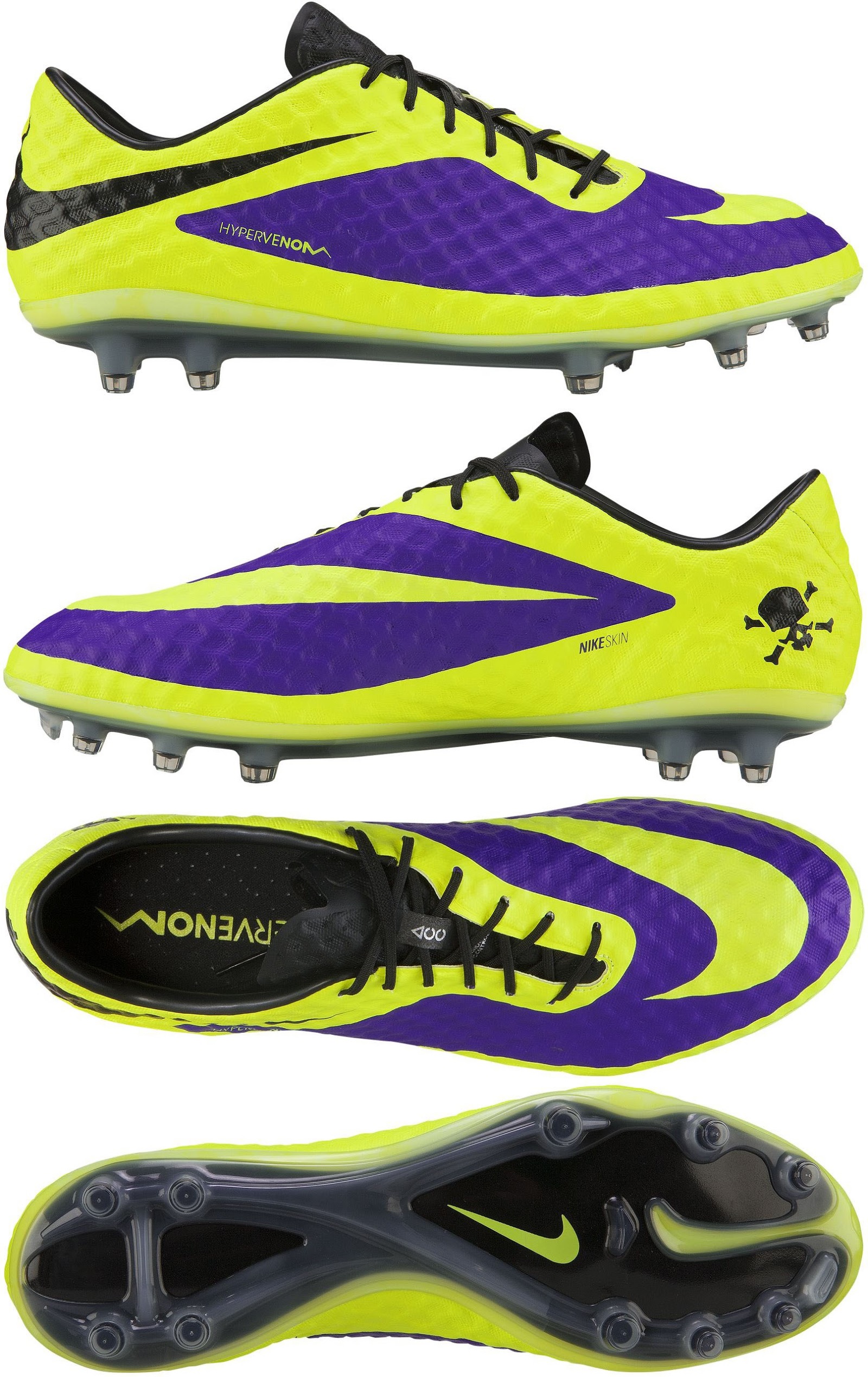 kast Onvergetelijk muur Nike Hypervenom Electro Purple - Volt - Black - Voetbalshirtjes.com