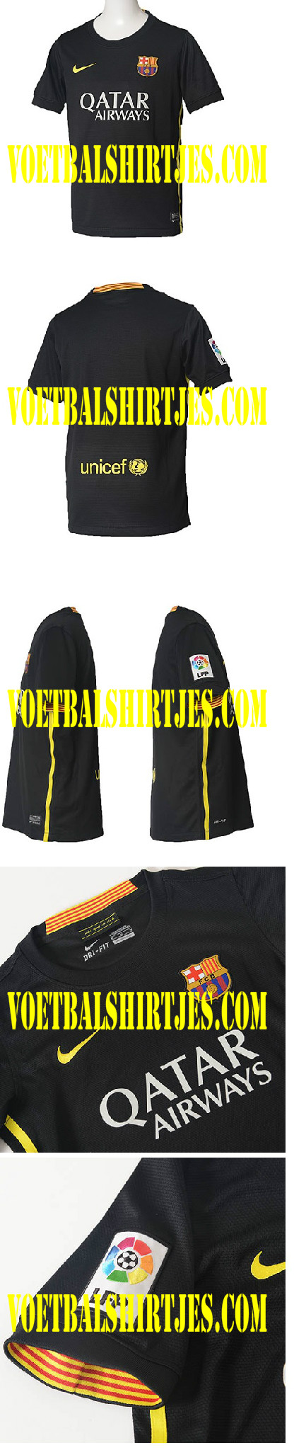 camiseta third fc barcelona negra 2014