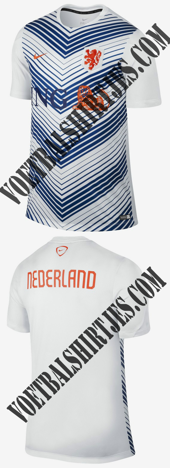 trainingsshirt Nederlands Elftal WK 2014 Nike