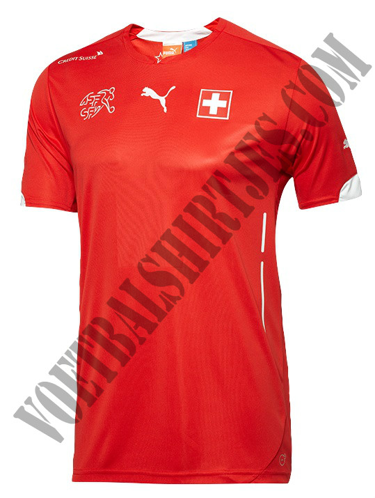 Suisse home shirt World cup 2014