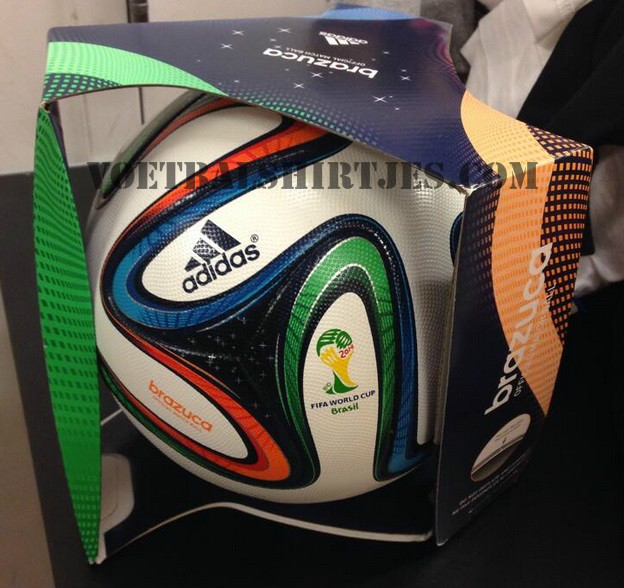 sensatie Boost Zending Adidas Brazuca WK 2014 bal - Voetbalshirtjes.com