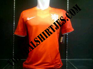 oranje thuisshirt WK 2014