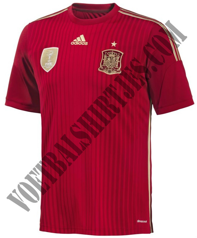 Spanje shirt Wk 2014