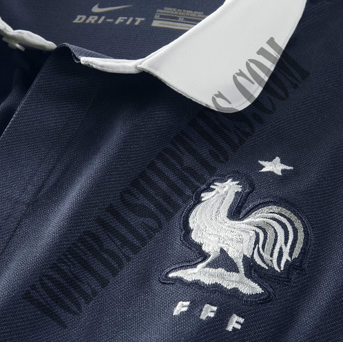 frankrijk authentic home shirt 2014 2015_fff