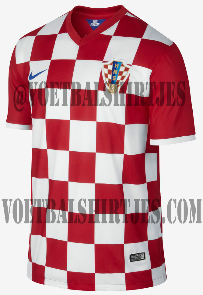 Kroatië thuisshirt 14 15