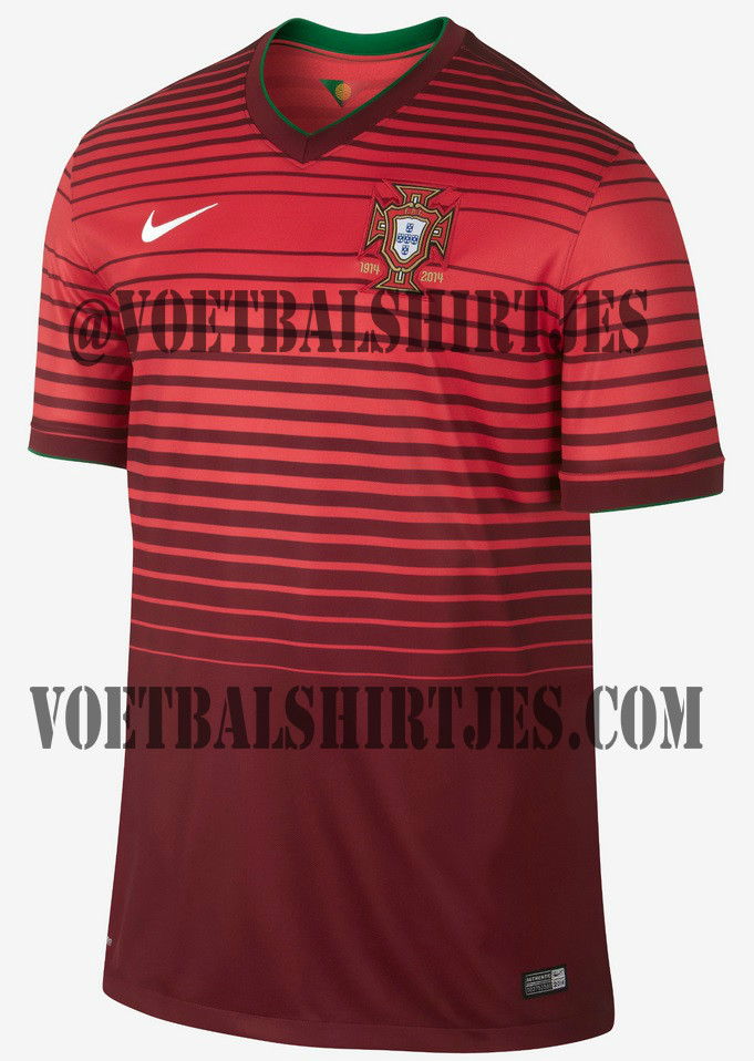 Portugal word cup 2014 home jersey