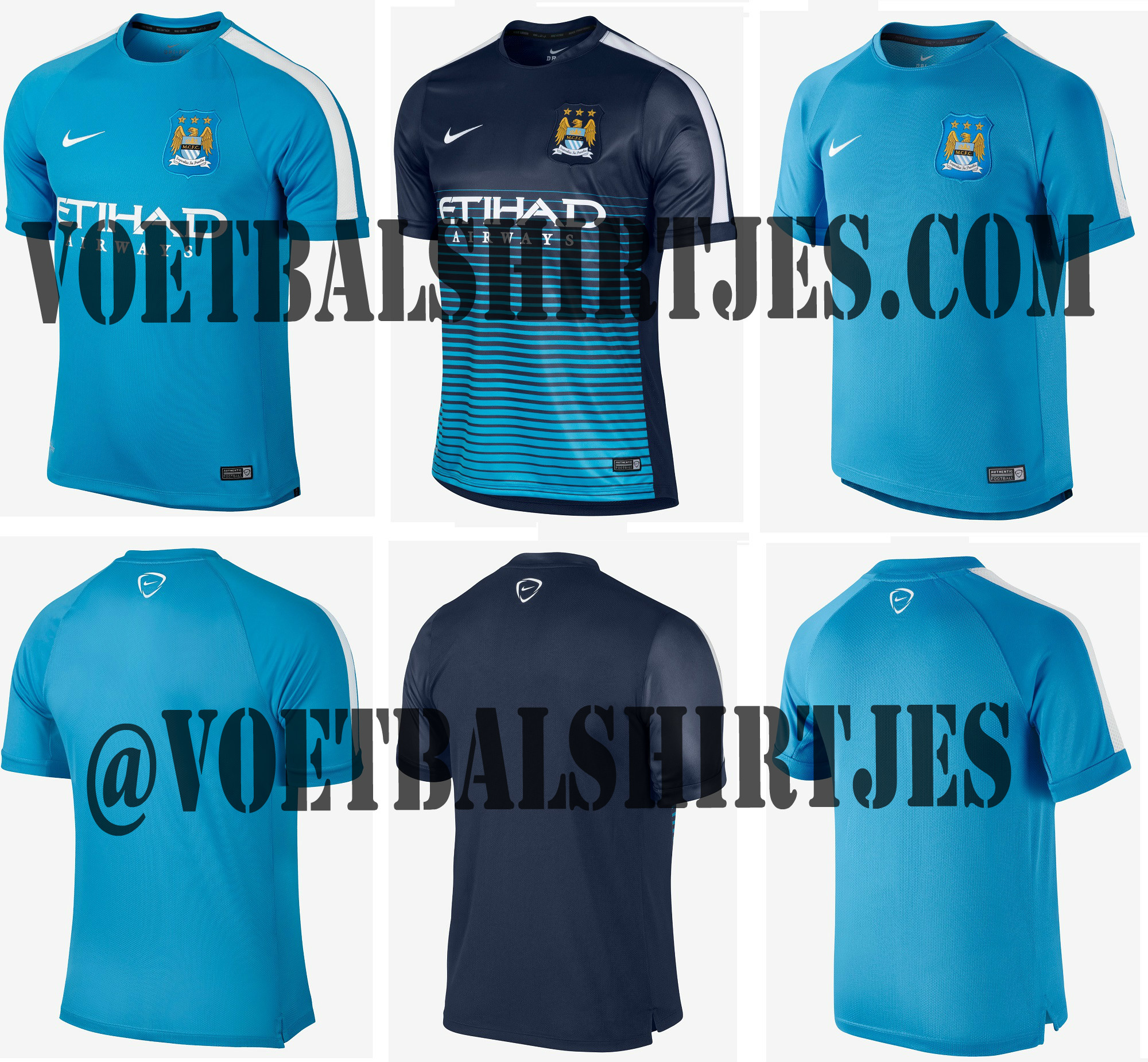 Manchester City Training tops 14-15