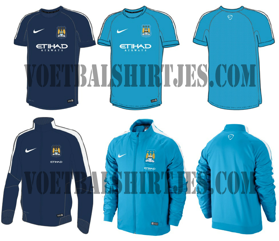 mcfc nike training tops 2015