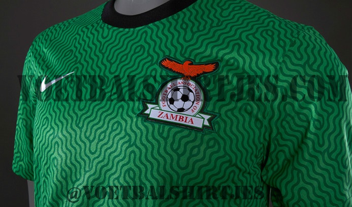 Zambia home jersey 2014