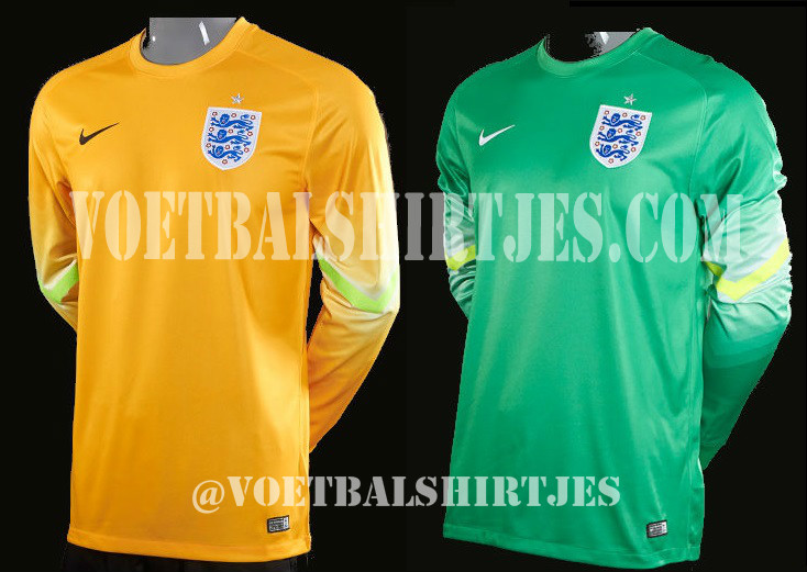 England goalkeeper shirt 2014