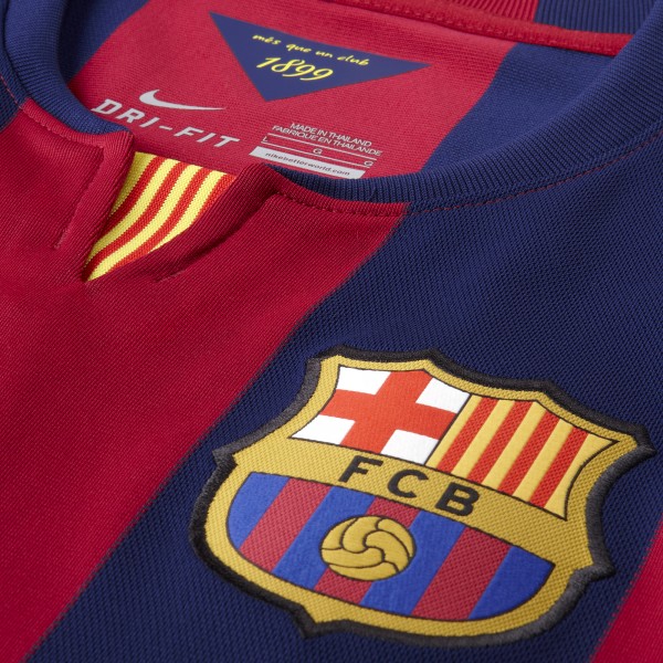 Barca shirt 2015 logo