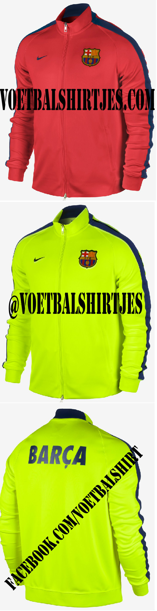 Gevoelig Reizende handelaar Verfijning FC Barcelona Track Jacket 2014/2015 - Voetbalshirtjes.com