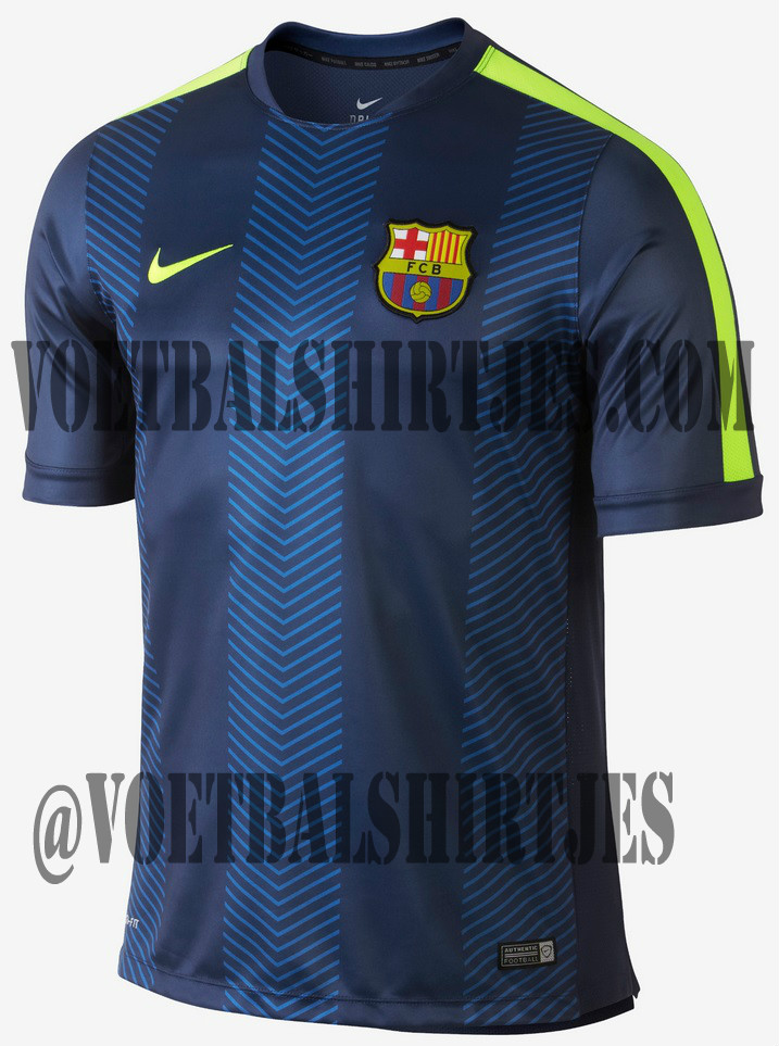 Barcelona shirt 14 15 training