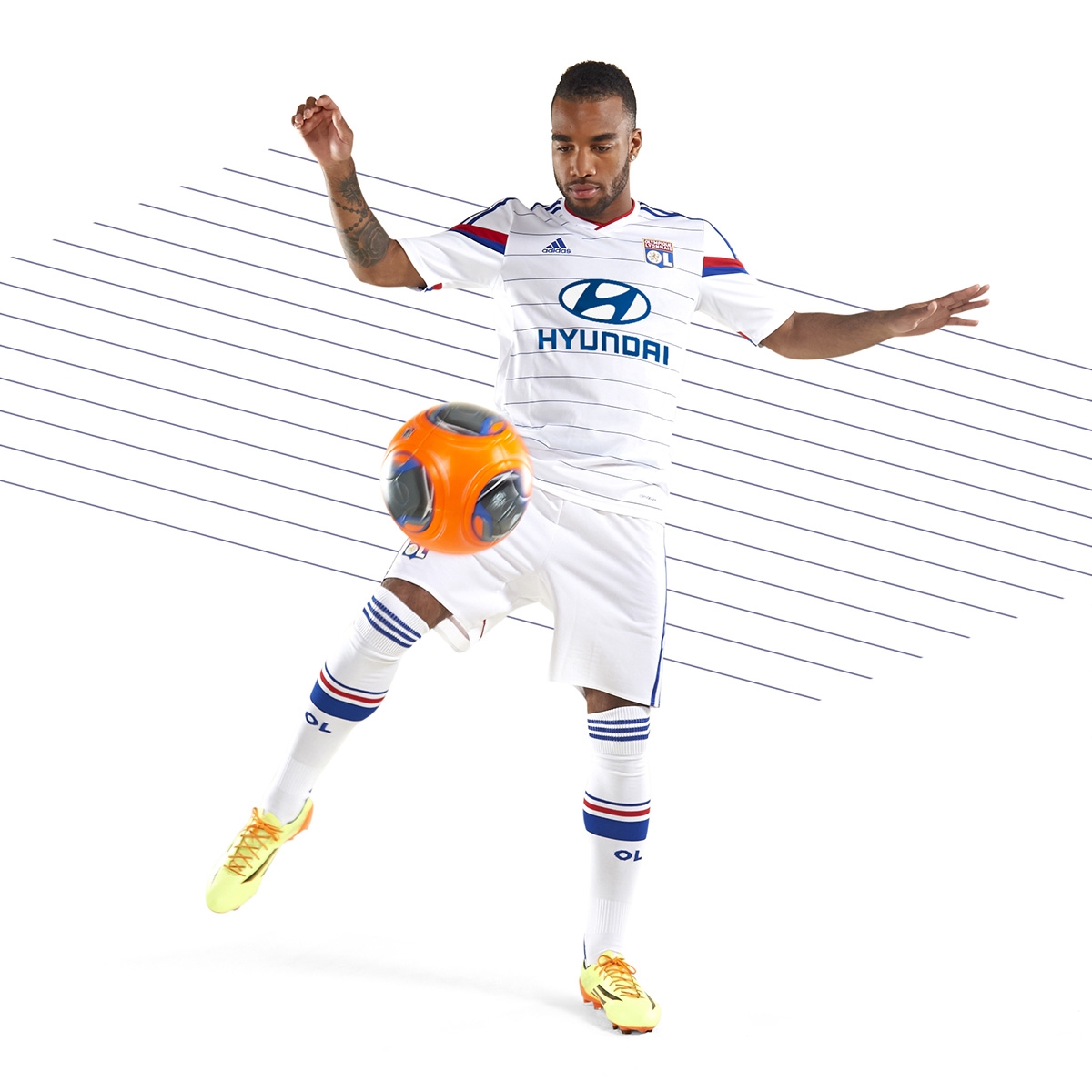 olympique lyon Maillot domicile 14 15