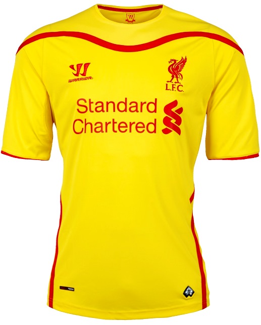 Liverpool shirt 2015 uit