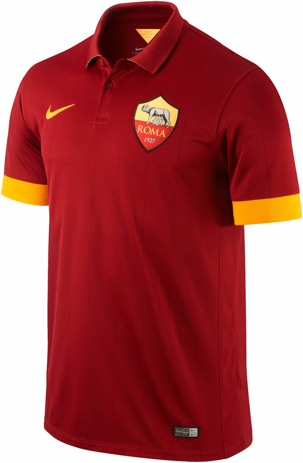 AS Roma thuisshirt 2014/2015 - Voetbalshirtjes.com
