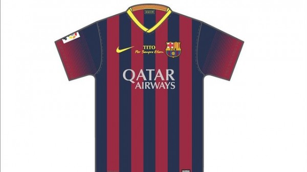 barcelona Tito Vilanova shirt