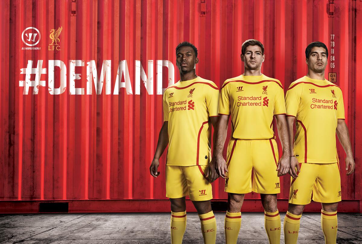 Liverpool uitshirt 2014/2015