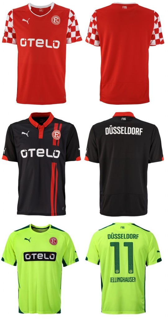 Fortuna Düsseldorf trikots 2015