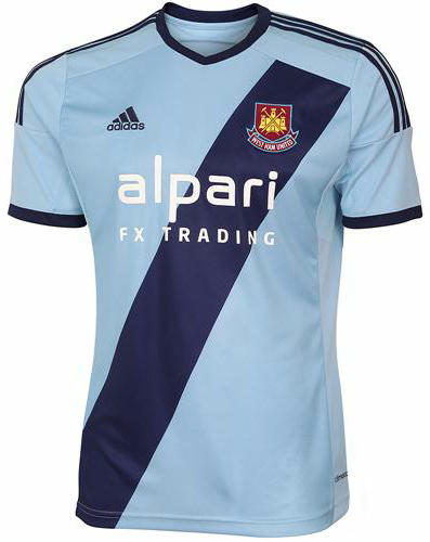 west ham united away kit 2015