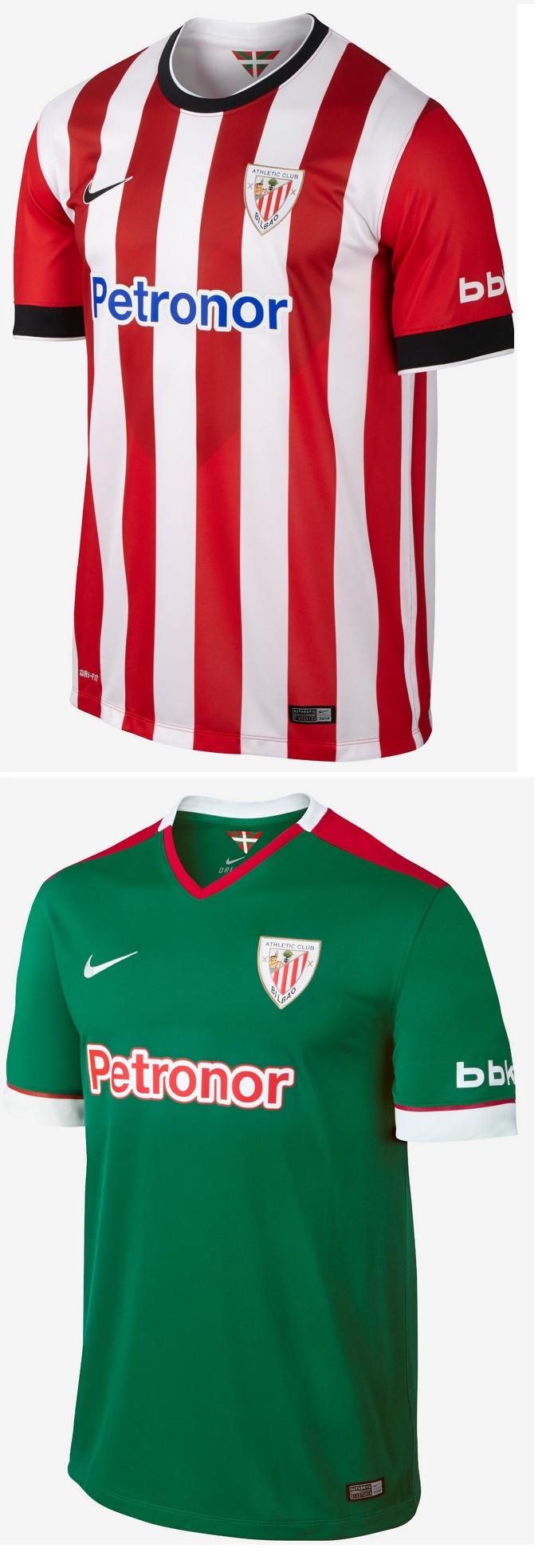 Athletic Bilbao camisetas 2015