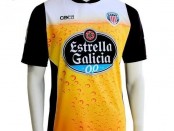 CD Lugo bier voetbalshirt 2015