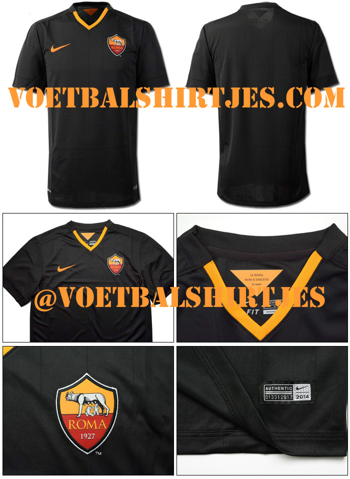 AS Roma third kit 2014/2015 - Voetbalshirtjes.com