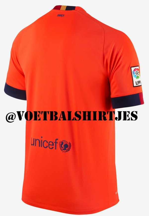 Barcelona away kit 14 15